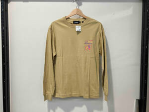 X-LARGE エクストララージ 長袖Tシャツ カットソー S 20AW 101203011026 ガールロゴプリント 綿 コットン マスタード バックプリント