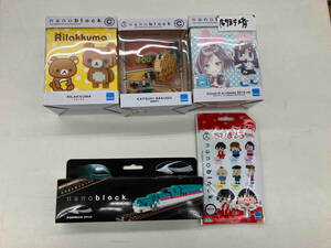  Junk na knob lock nanoblock 5 point set Tohoku Shinkansen E5 group ... Chibi Maruko-chan scratch na I .... Rilakkuma 