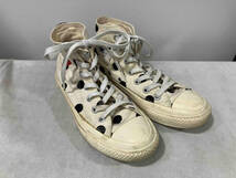 converse × PLAY COMME des GARCONS ALL STAR PCDG-D HI 1CK209 サイズ23cm ドット コンバース プレイ コムデギャルソン_画像1