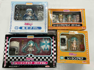 まとめ売り　ねんどろいど　初音ミク　4点セット　雪ミク　レーシングミク　等