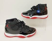 美品 NIKE ナイキ AirJordan11 Retro 'Bred' エアジョーダン11レトロ'ブレッド' 378037-061 スニーカー 箱あり 27 ブラック 通年_画像3