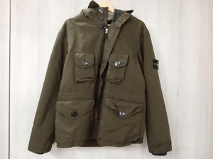 ブルゾン STONE ISLAND David Microfiber hooded field jacket その他フィールドジャケット ストーンアイランド サイズＭ モスグリーン