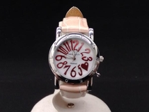AMORE DOLCE アモーレドルチェ AD12302 アナログ 腕時計 ハート 飾り欠品 ベルト使用感 クォーツ_画像1