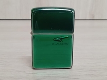 ZIPPO　ジッポ　ライター　2004　CABIN　グリーン　緑　箱あり_画像2