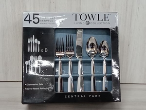 TOWLE living collection cutlery set 45 pcs set stainless steel s tail 