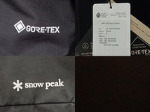 snow peak スノーピーク/ジャケット/GORE-TEX Rain Jacket/ブラック/JK-24SU00303BK/M_画像8