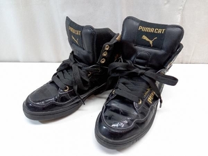 PUMA CAT プーマ キャット ハイカット スニーカー 35647203 24.0cm ブラック×ゴールド