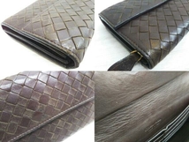 BOTTEGA VENETA ボッテガ・ヴェネタ イントレチャート 150509 V0013 2040 長財布 ブラウン系 ブランド財布_画像6