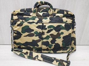 PORTER A BATHING APE ブリーフケース 迷彩柄 店舗受取可