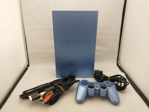 【コントローラー動作不良※写真以外の付属品ありません】 【※※※】PlayStation2:アクア(SCPH39000AQ)