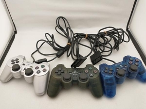 【外箱・説明書無しの為ジャンク扱い】 PS2コントローラー 3点セット