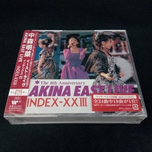 中森明菜 CD AKINA EAST LIVE INDEX ⅩⅩⅢ＜2022ラッカーマスターサウンド＞の画像1