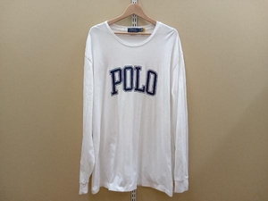 POLO RALPH LAUREN ポロ ラルフローレン 長袖 Tシャツ ロゴT サイズ：XL ホワイト CLASSIC FIT