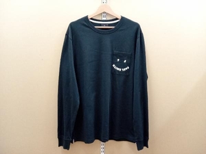 P S Paul Smith ポールスミス HAPPY コットンTシャツ ロンT 長袖 サイズ：XXL ブラック