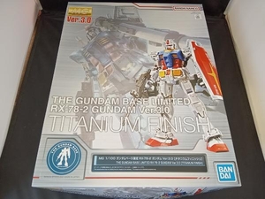 未組立品 プラモデル バンダイ 1/100 RX-78-2 ガンダム Ver.3.0 [チタニウムフィニッシュ] MG 「機動戦士ガンダム」 ガンダムベース限定