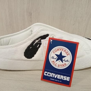 現状品 CONVERSE コンバースオールスターRS ピーナッツ スヌーピー ルームシューズ スリッパ 25.0~26.0cm ホワイト 白の画像4