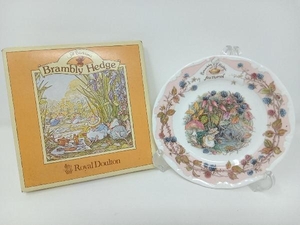 Royal Doulton Royal Doulton BRAMBLY HEDGE Blanc b Lee hedge AUTUMNo-tam16cm PLATE plate accessory pictured thing . overall 
