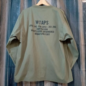 WTAPS ダブルタップス EX41 COLLECTION SMOCK スモック 202BRDT-SHM04 長袖シャツ LS/POLY.TWILL カーキ 01 店舗受取可の画像2