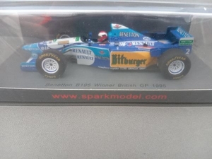 Spark model 1/43 Benetton B195 Winner British GP 1995 #2 Johnny Herbert Ｓｐａｒｋ　ｍｏｄｅｌ