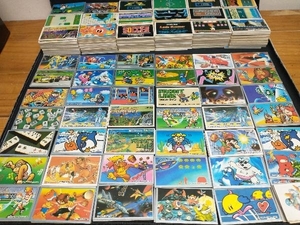 レトロ ★角メンコ ファミコン パッケージデザイン ゲーム画面 めんこ 400枚程 1985