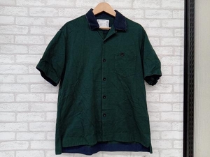 sacai 22-02737M 半袖シャツ ポロシャツ グリーン メンズ サカイ サイズ1