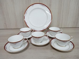 Noritake ノリタケ 大皿１枚 カップ＆ソーサー5客セット お茶 紅茶