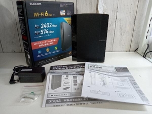 【通電確認済】ELECOM WiFiルーター WiFi6対応WRC-X3000GS2