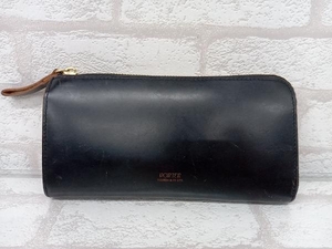 PORTER FILM 187-01347 Porter film round fastener leather long wallet long wallet black men's 