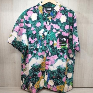 夏 THE NORTH FACE THE ノースフェイス Supreme Trekking S/S Shirt Flowers 半袖Tシャツ トレッキングシャツ XL NR02211Iの画像1