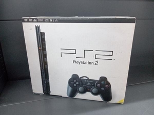 ジャンク 【ソフトの読み込み難ありのため】PS2 本体 PlayStation2:チャコール・ブラック(SCPH70000CB)