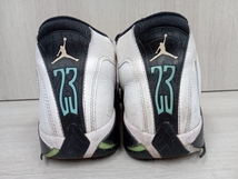 現状品 NIKE AIR JORDAN14 OXIDIZED GREEN スニーカー 27cm ホワイト 487471-106_画像5