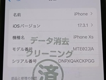 【ジャンク】 MTE02J/A iPhone XS 256GB スペースグレイ SoftBank 【SIMロック解除済み】_画像6