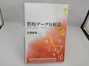 質的データ分析法　原理・方法・実践 佐藤郁哉／著