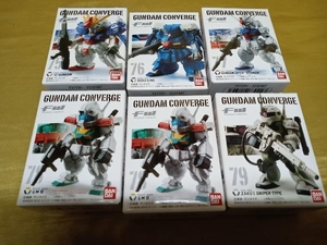 GUNDAM CONVERGE S GUNDAM XEKU EINS STAMEN GMⅢ ZAKU I SNIPER TYPE　フィギュア 6点セット 食玩