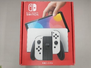 【本体汚れあり、内箱無し】 Nintendo Switch(有機ELモデル) Joy-Con(L)/(R) ホワイト(HEGSKAAAA)