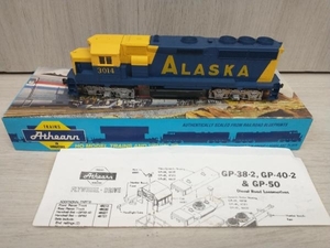 ジャンク HOゲージ　Athearr　アラスカ鉄道　ALASKA 「3014」不動品