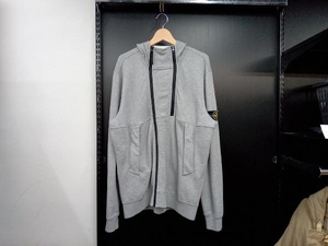 STONE ISLAND 20S/S Double Zip Hoodie 721561051 ストーンアイランド ダブルジップフーディー XL グレー 店舗受取可