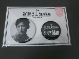 SixTONES Snow Man 1st Anniversary 目黒蓮 缶バッジ