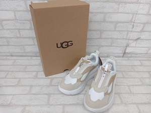 ☆ UGG 1151653／CA1 ZIP アグ ダッドスニーカー ベージュ レディース 23.5cm ジップアップ 厚底