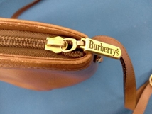 通年 Burberrys バーバリー ショルダーバッグ レザーバッグ レトロ ヴィンテージ ミニバッグ ブラウン_画像6