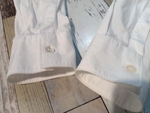 COMME des GARCONS SHIRT コムデギャルソンシャツ フランス製 長袖シャツ S21074 パッチワーク チェック ドット ホワイト XS 店舗受取可_画像6
