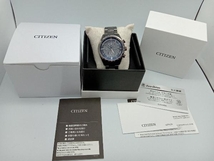 CITIZEN ATTESA 電波ソーラー 腕時計 AT815-62E ACT Line ブラック クロノグラフ チタン製 ベルト約20.5cm_画像2