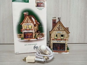 DEPARTMENT56 ディケインズ村 ビレッジデコ 最長約18.5cm ライト クリスマス 冬 楽器屋