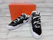 スニーカー NIKE ナイキ Sacai サカイ BLAZER LOW DM6443-001 27.5cm ブラック 通年 店舗受取可_画像1