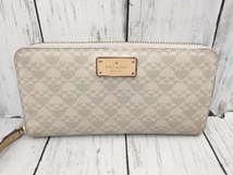 Kate spade ケイトスペード WLRU4957 長財布 グレー_画像1