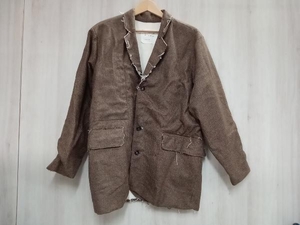 CAMIEL FORTGENS B.V 18AW square jacket その他ジャケット　カミエルフォートヘンス　サイズS　ブラウン 店舗受取可