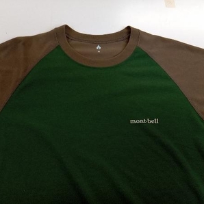 mont-bel モンベル 1114130 Tシャツ/ロンT ブラウン×グリーン Mの画像6