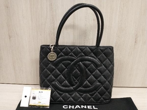 【鑑定書付き】CHANEL／マトラッセ 7590711／キャビア 復刻トート バッグ 保存袋付き 店舗受取可