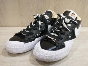 通年 NIKE ナイキ BLAZER LOW DM6443-001 sacai 28cm ブラック スニーカー