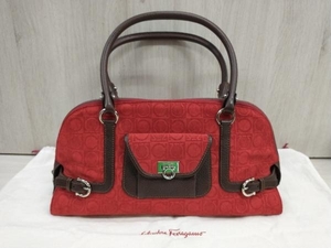 Salvatore Ferragamo／ガンチーニ AB-21 5828／トートバッグ レッド 店舗受取可